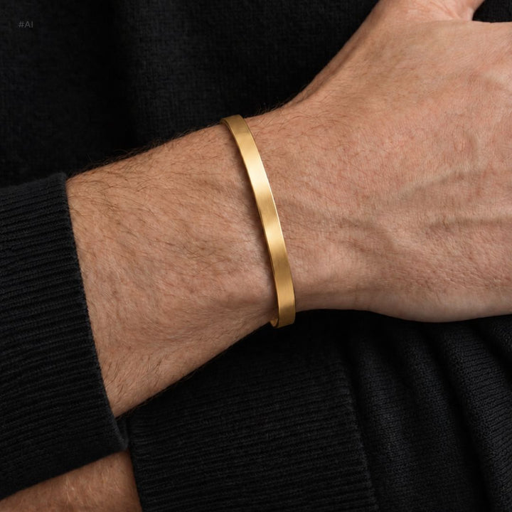 Bruce Bracelet Slim Gold