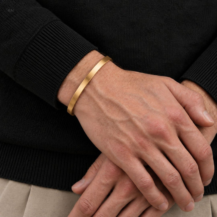 Bruce Bracelet Slim Gold