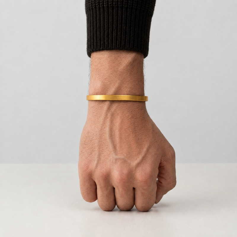 Bruce Bracelet Slim Gold