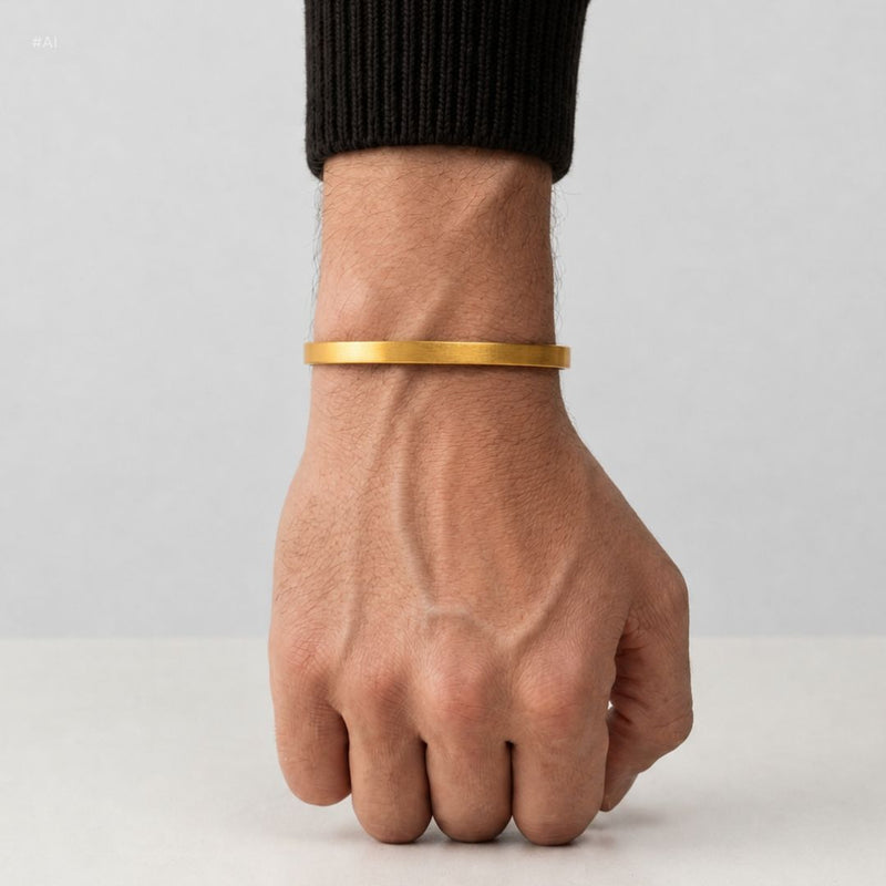 Bruce Bracelet Slim Gold