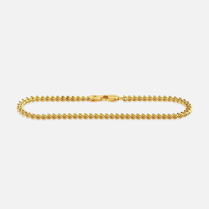 Curb Bracelet Slim Gold