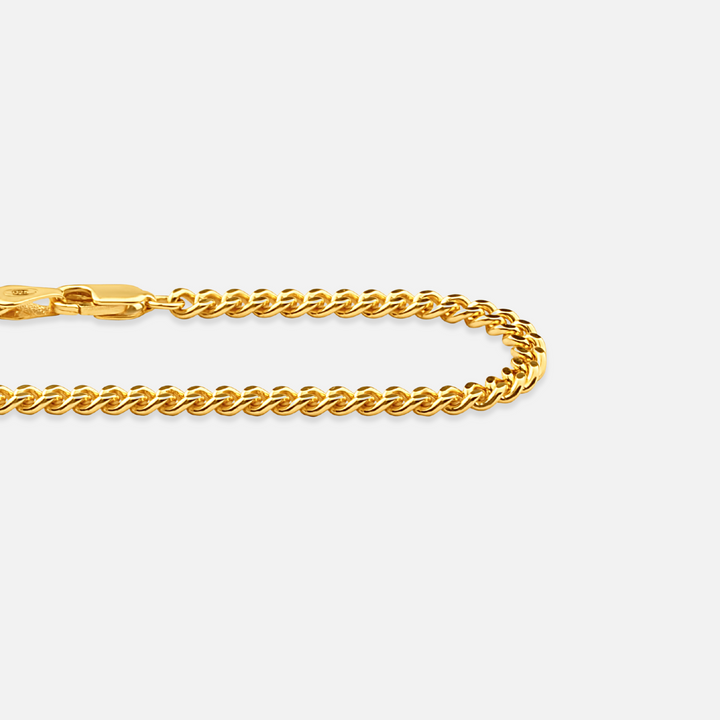 Curb Bracelet Slim Gold