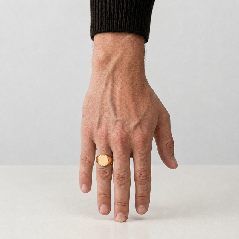 Ellery Signet Ring Gold