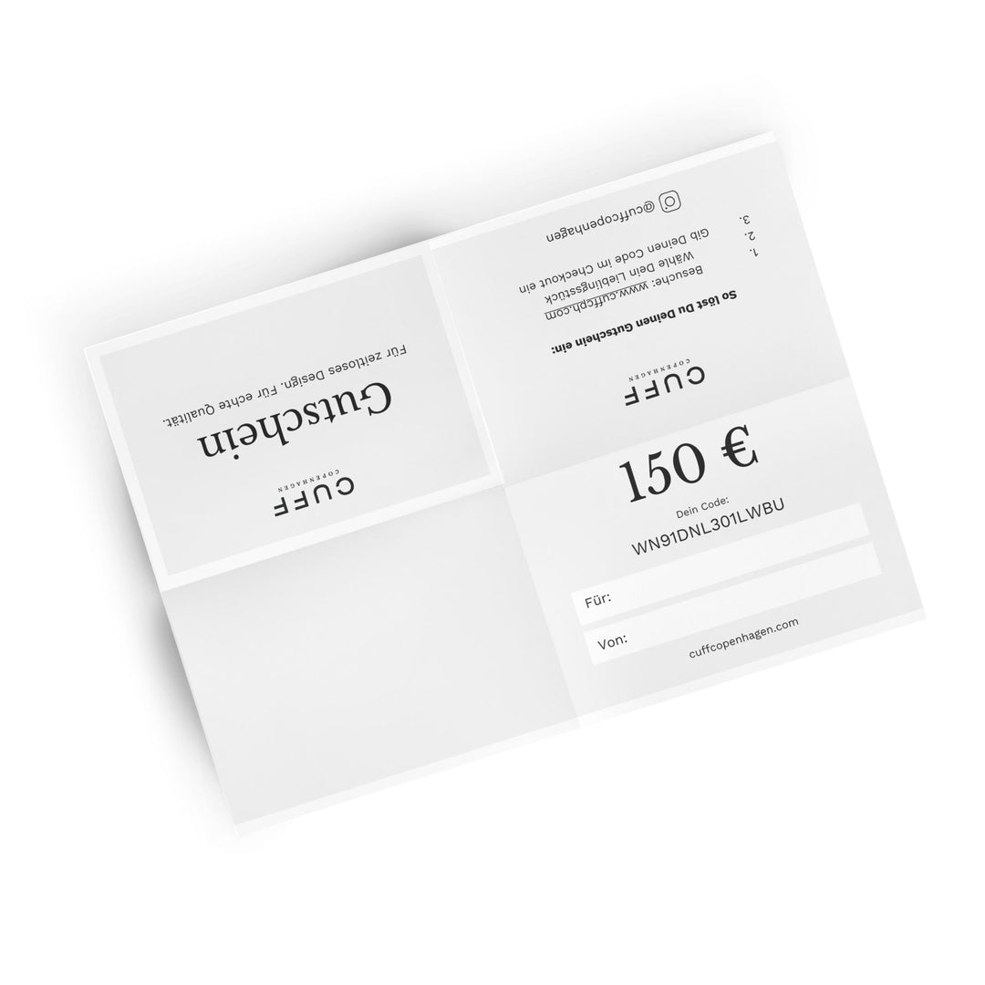 CUFF Geschenkkarte