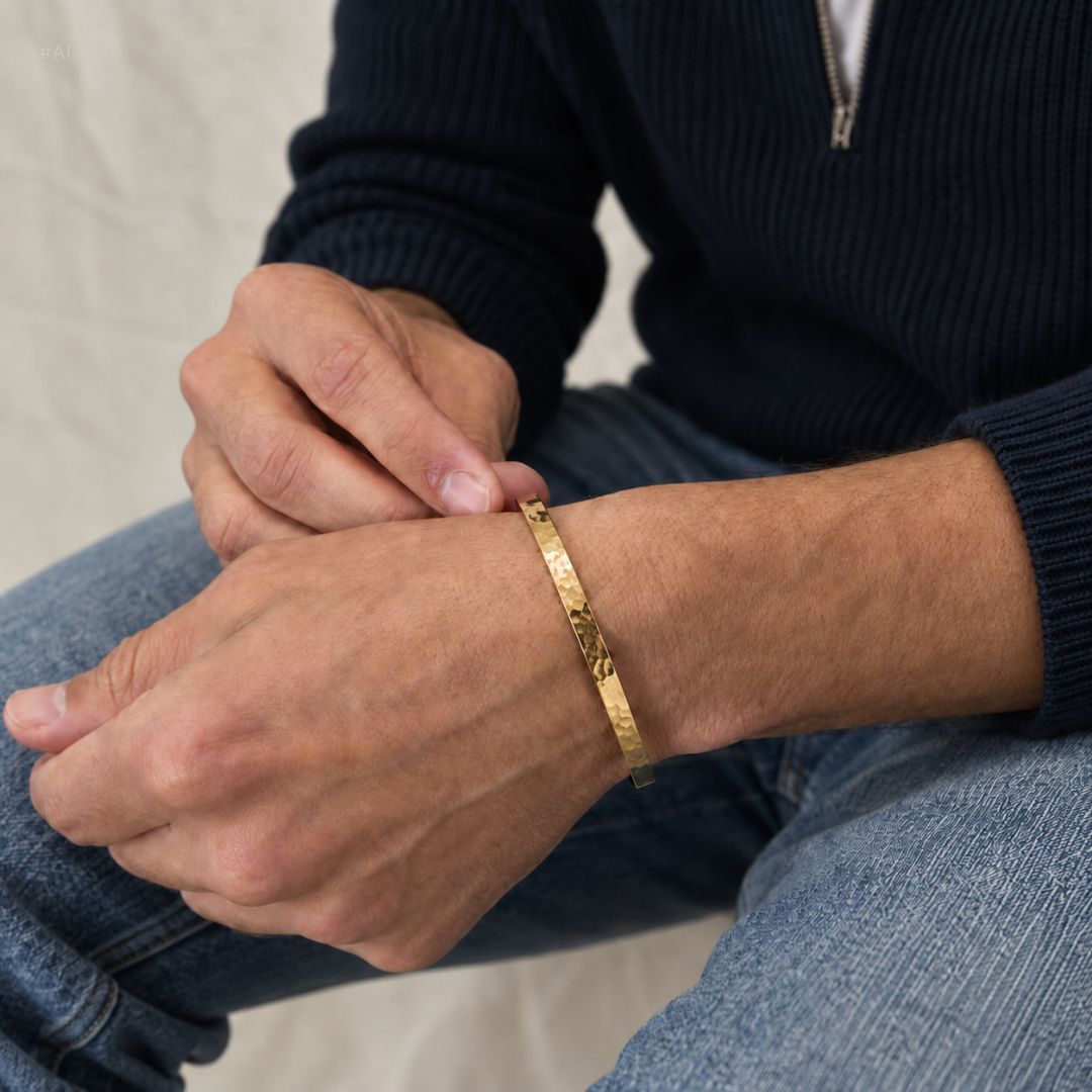 Hobbes Bracelet Slim Gold