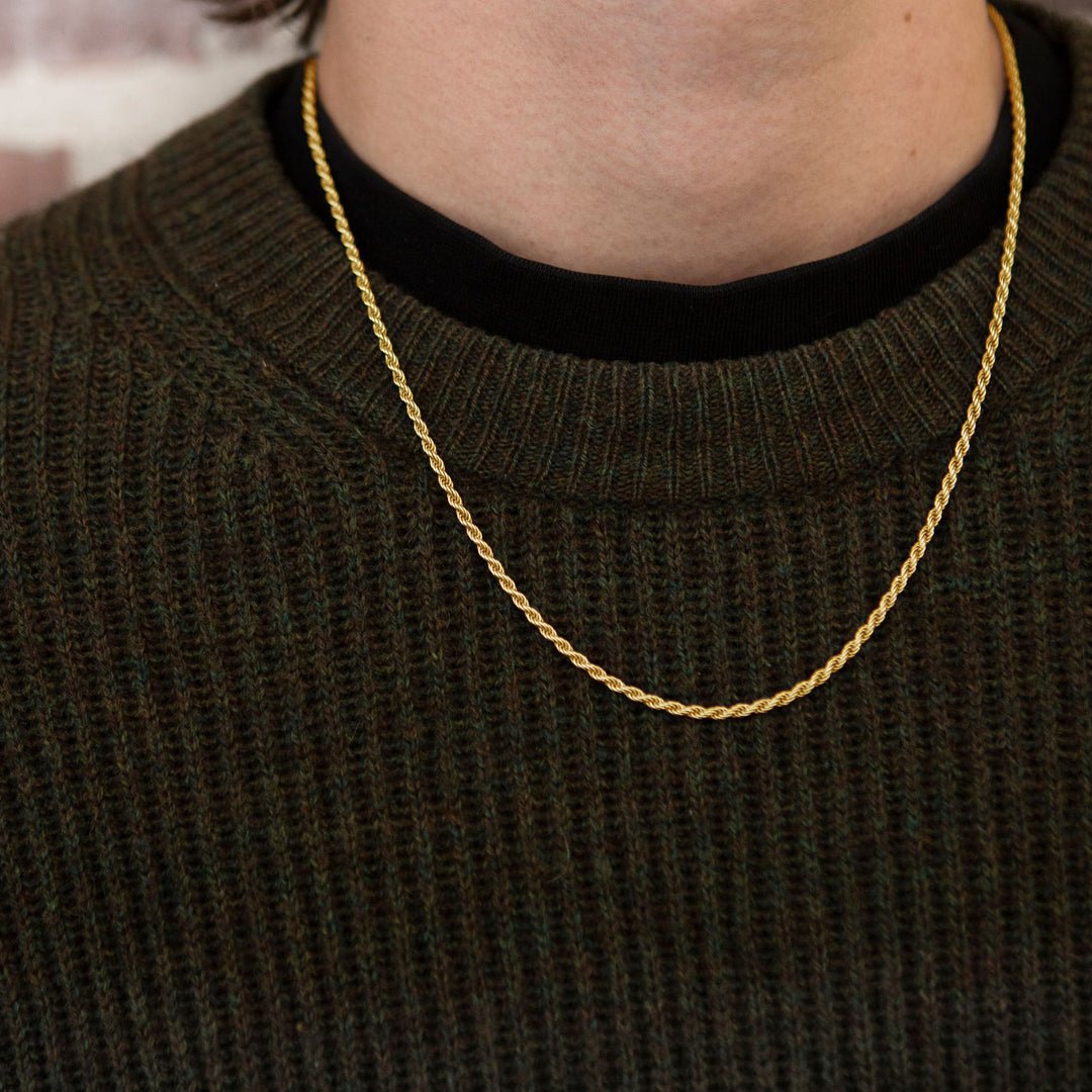 Rope Necklace Gold
