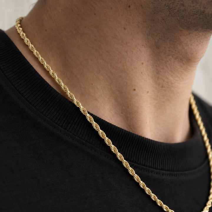 Rope Necklace Gold